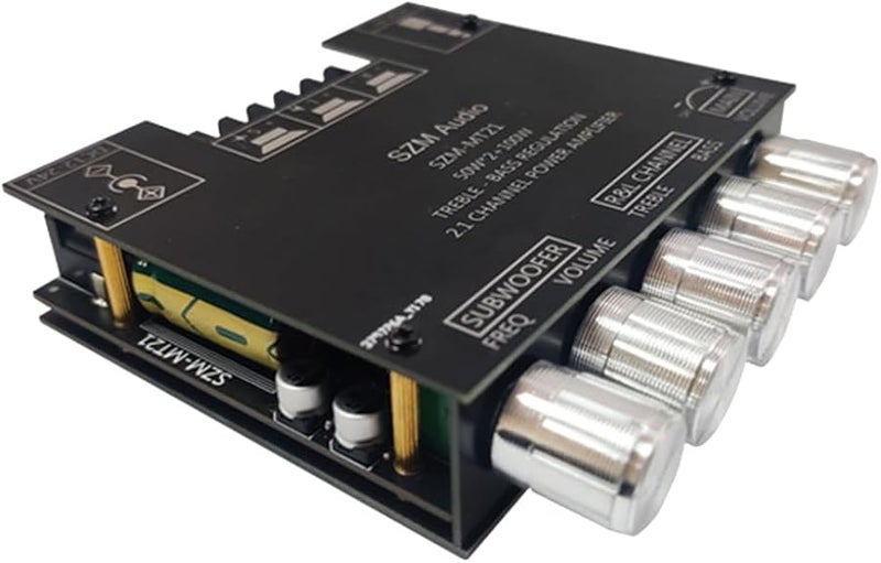 2 قناة 1 بلوتوث لوحة مكبر الصوت الرقمي وحدة 50Wx2 100W عالية الطاقة سهلة التركيب - Image 1